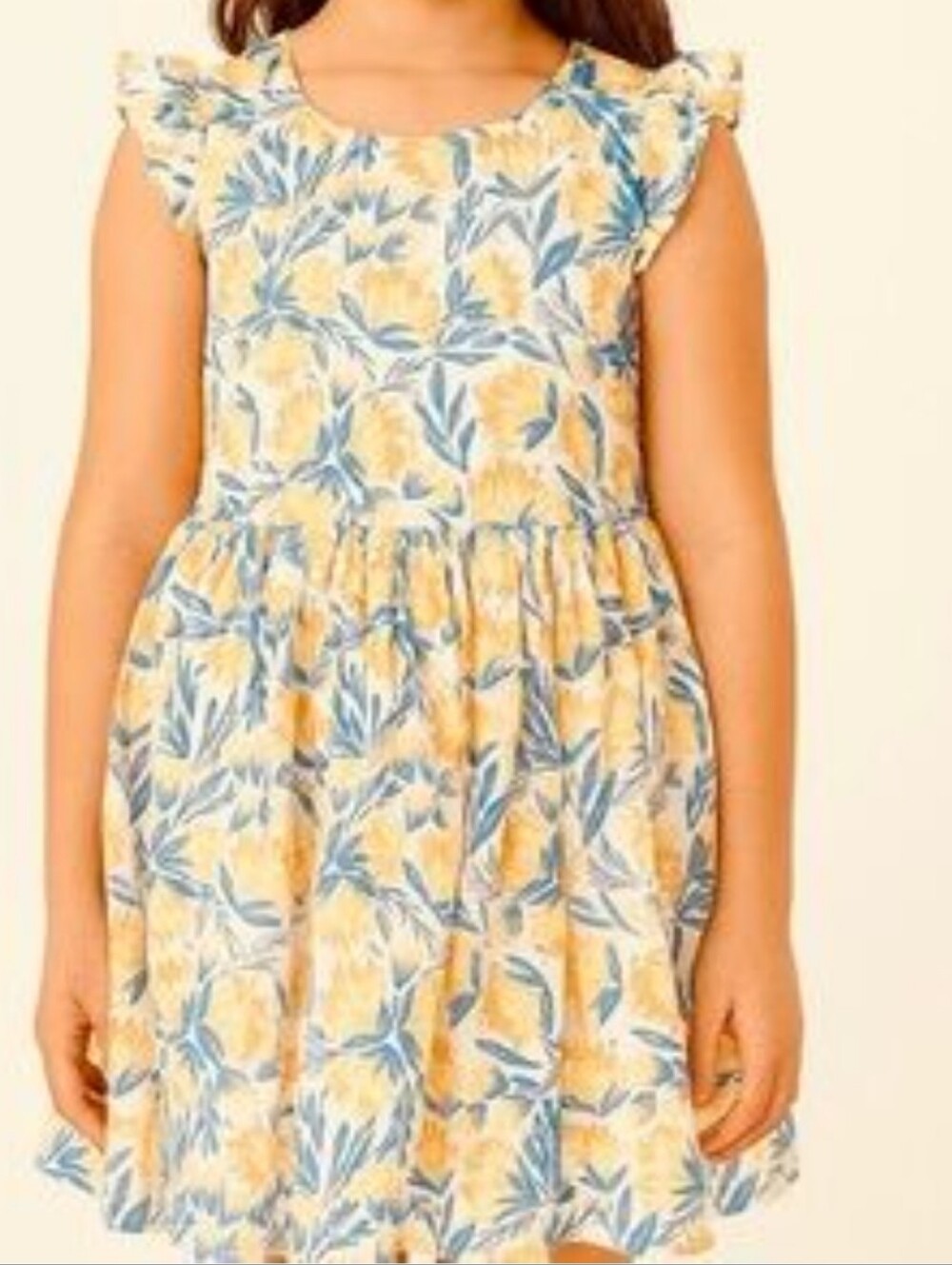 Isaac Mizrahi New York Sleeveless Floral Spring Summer Dress Little Girl Size 4